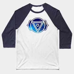 Galaxy Mandala: Ajna Baseball T-Shirt